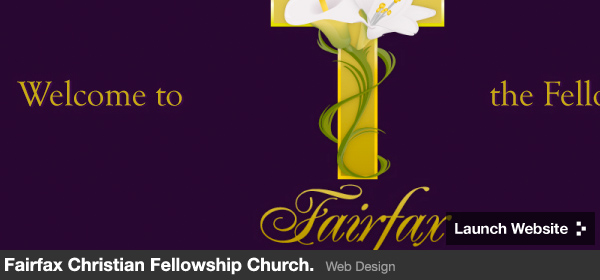 fairfax christian fellowship church // web design